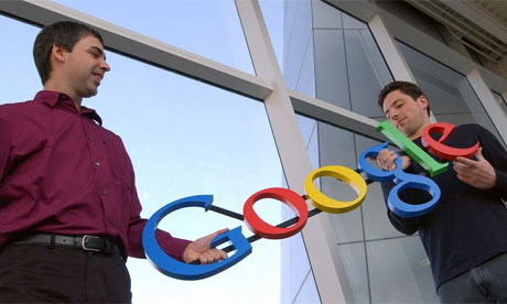 Larry and Brin, creators of Google