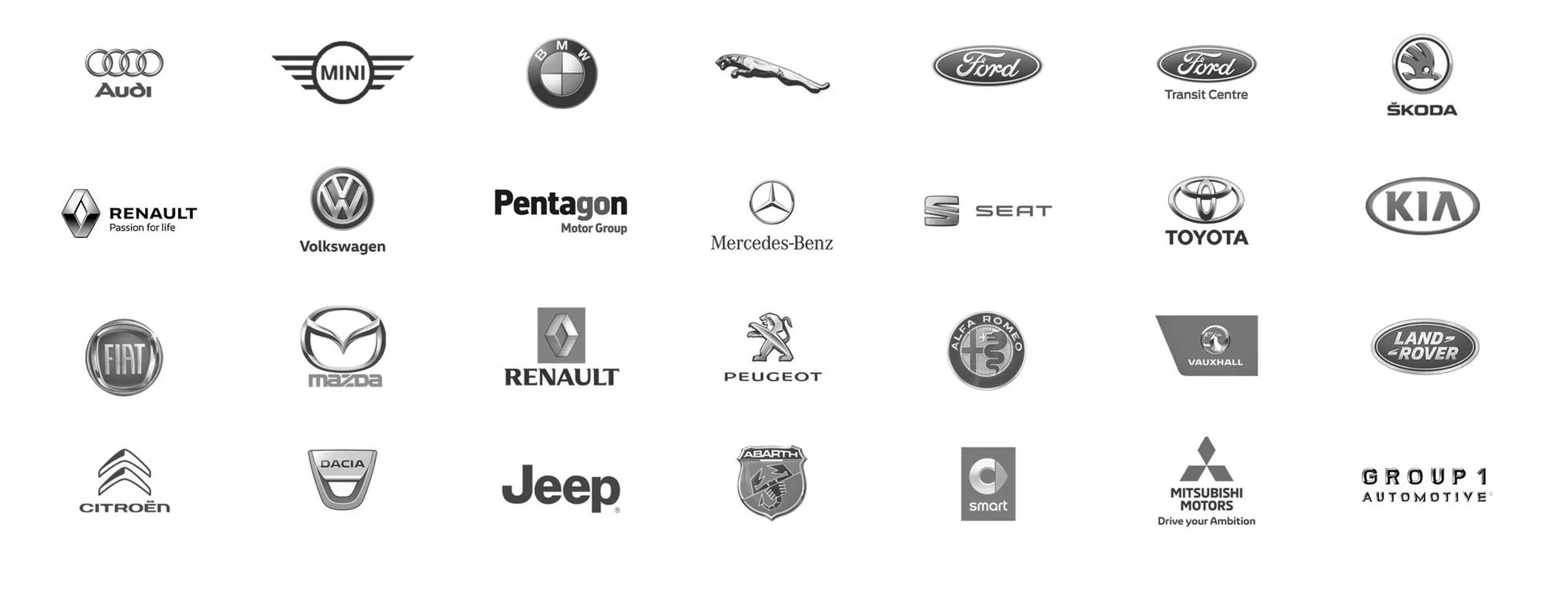 Automotive Brands & Dealerships we work with