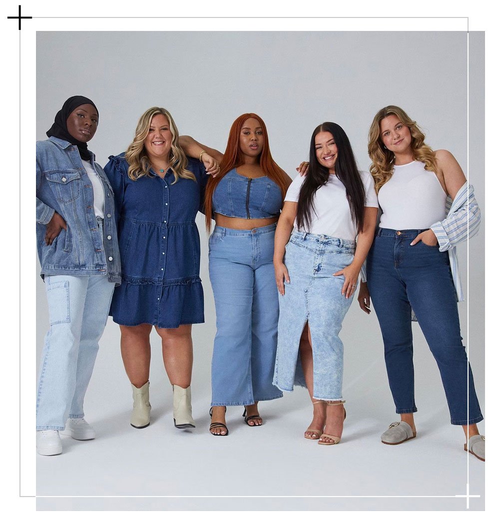 Digital PR campaign for Simply Be USA that helps women find the perfect jeans fit