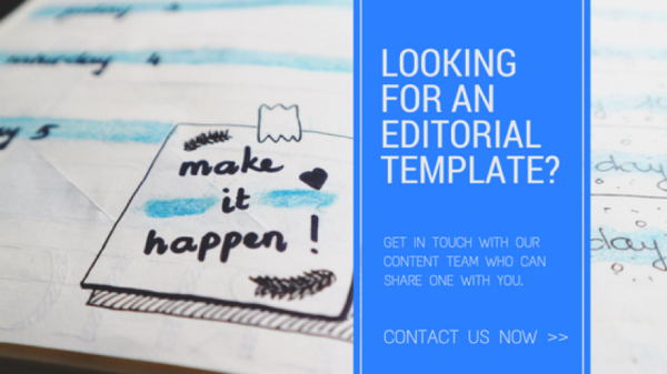 Free editorial template