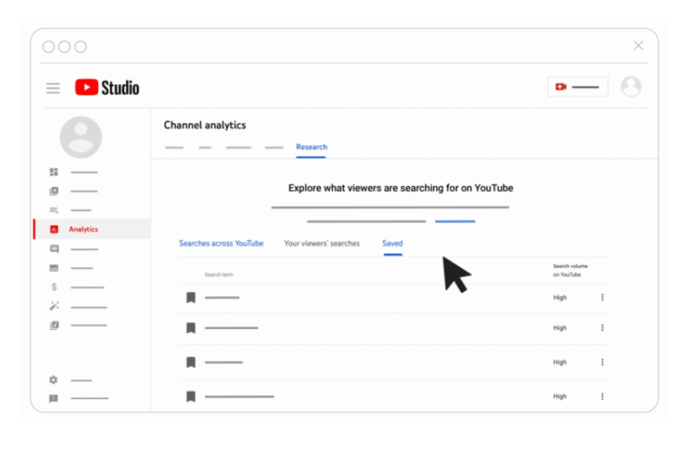 YouTube keyword research tool